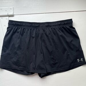 Under Armour black athletic shorts, size medium